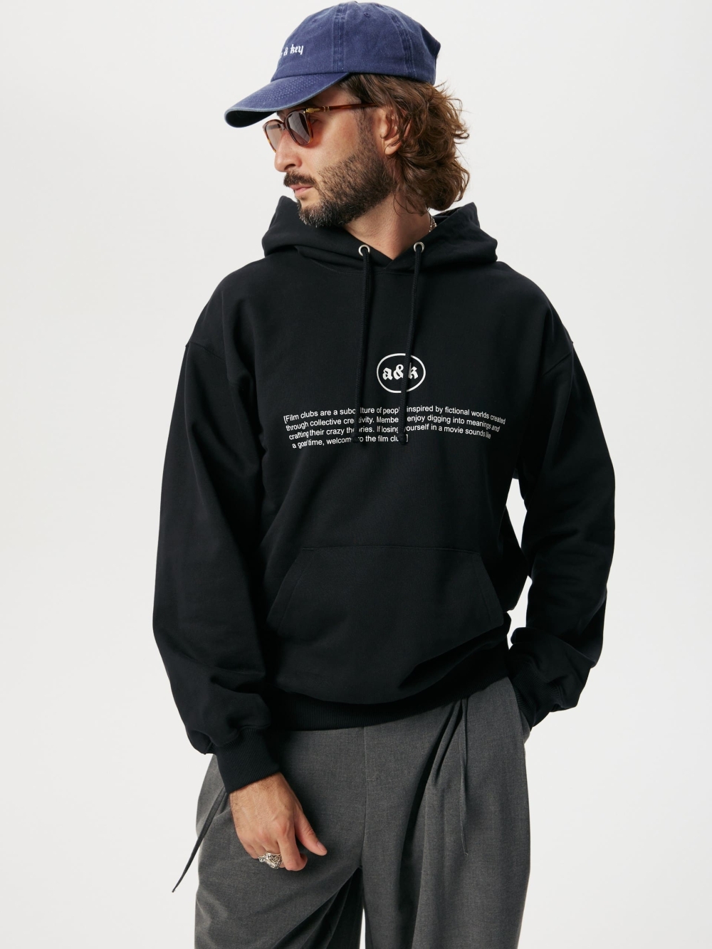 Hoodie What is a Film Club Black - №2