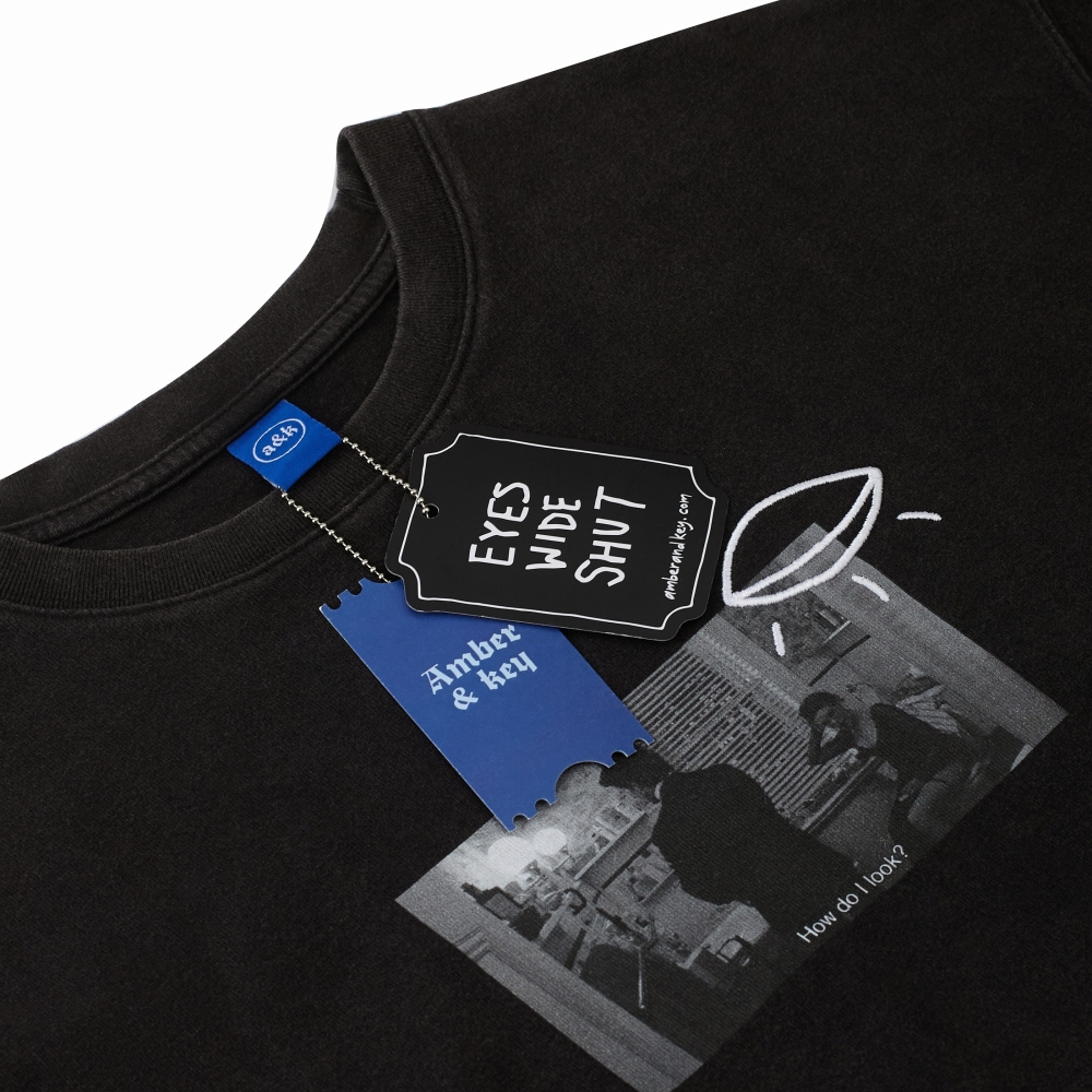 T-shirt How Do I look Black - №8