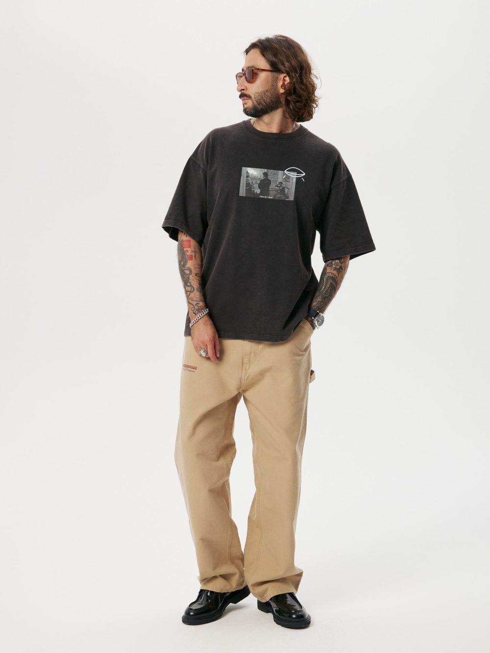 T-shirt How Do I look Black - №2