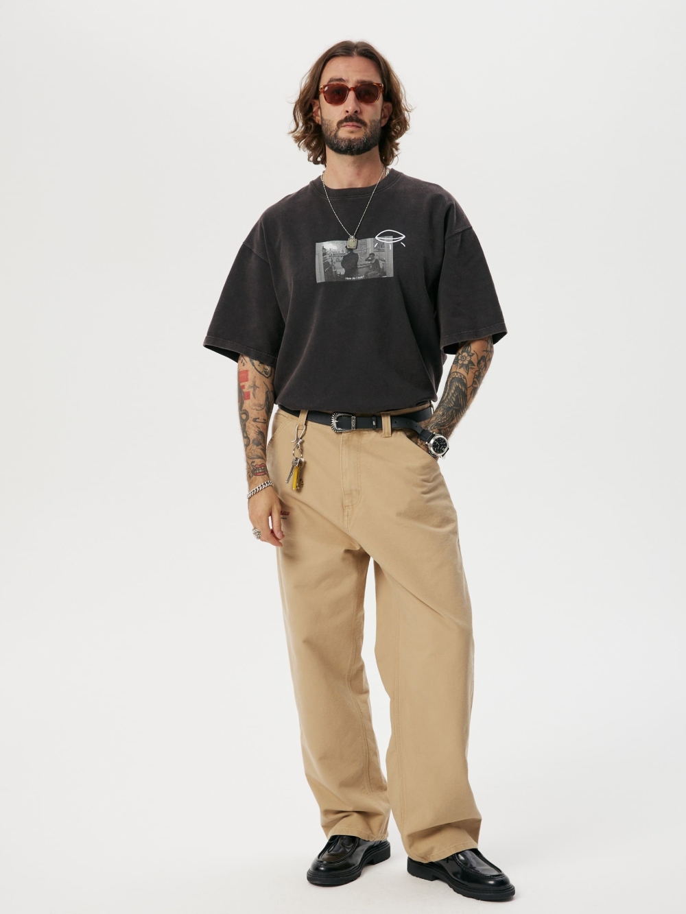 T-shirt How Do I look Black - №6