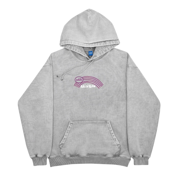 Hoodie Rainbow Grey