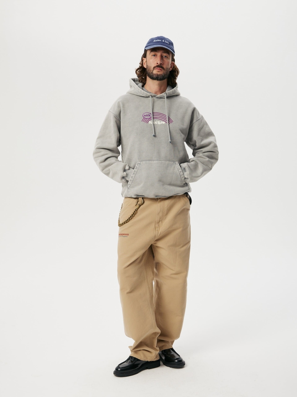 Hoodie Rainbow Grey - №2