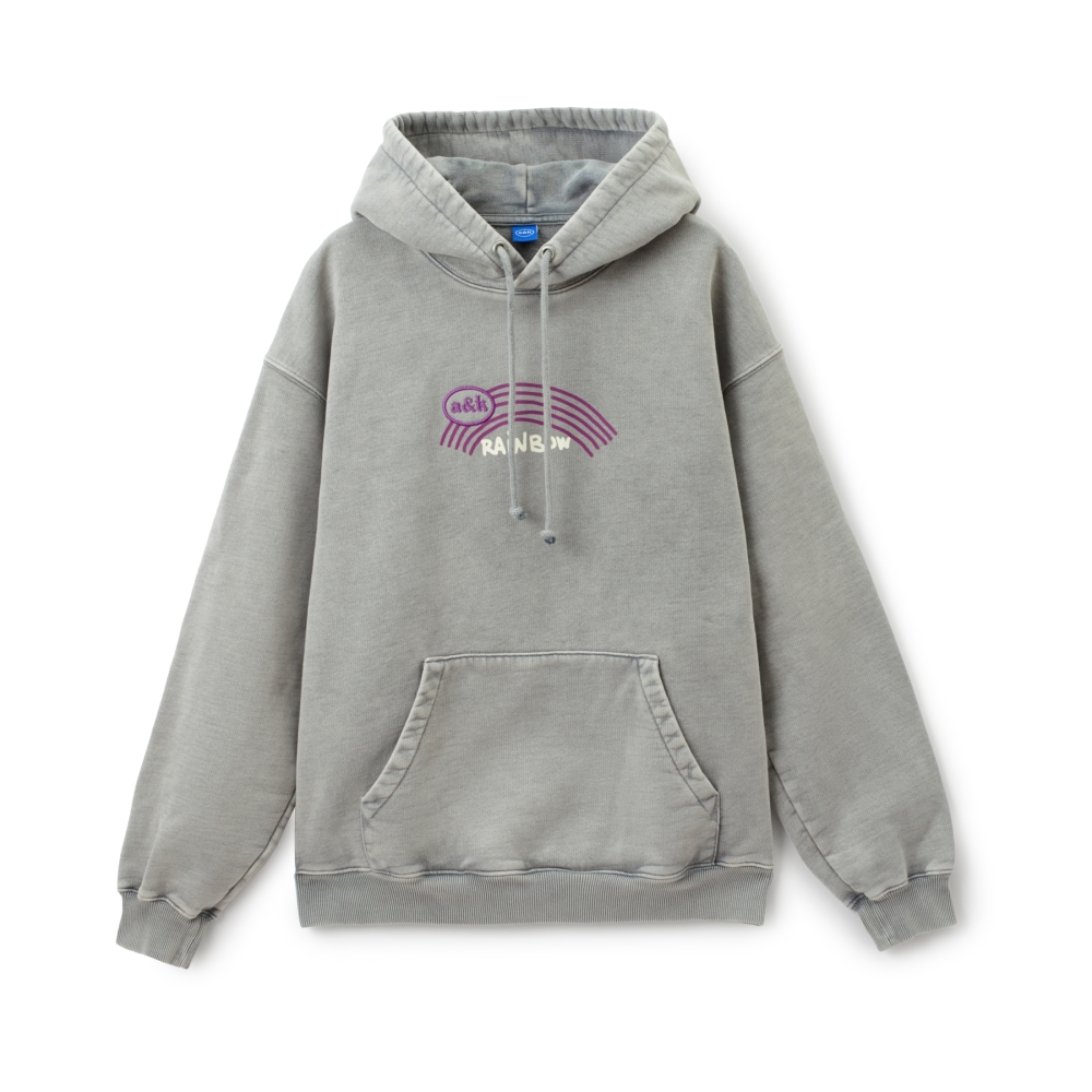 Hoodie Rainbow Grey - №1