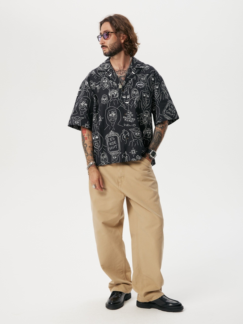 Short Sleeve Shirt Password Black - №2