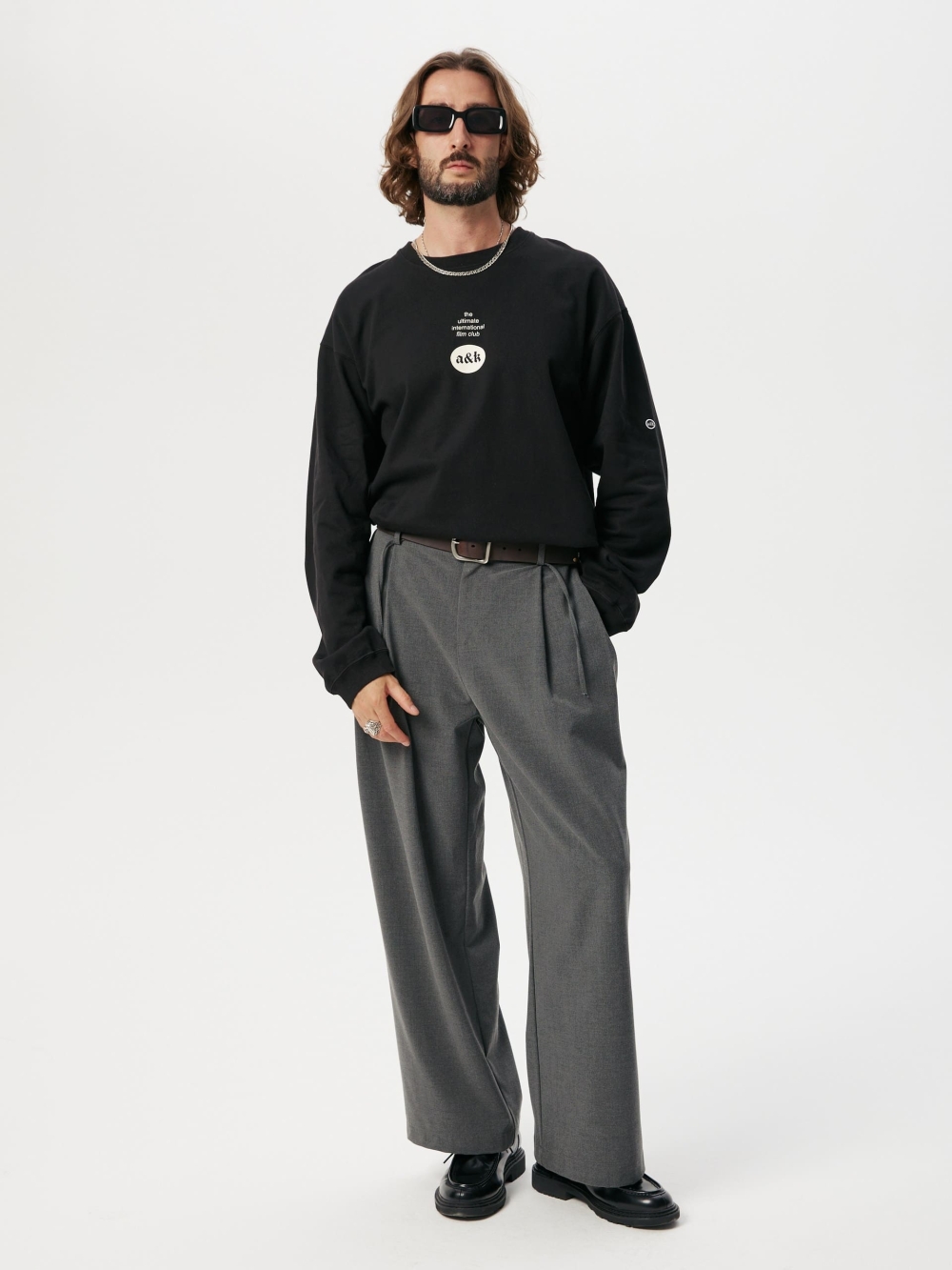 Long-Sleeve Film Club Black - №6