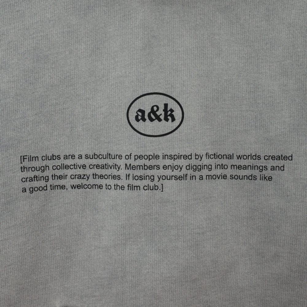 Hoodie What is a Film Club Grey - №3