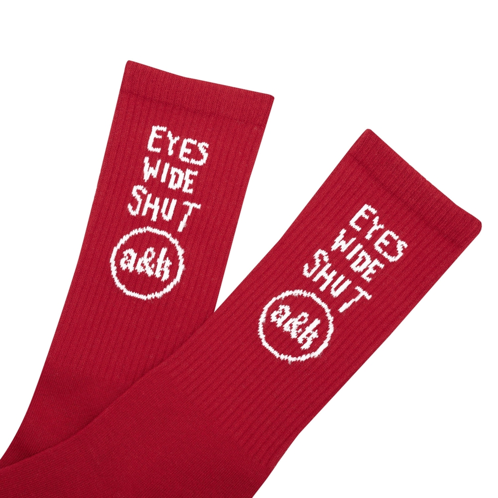 Socken "Eyes Wide Shut Red"