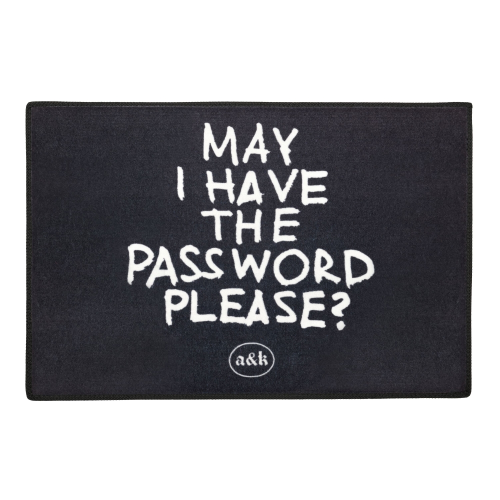 Alfombra "Password Welcome"