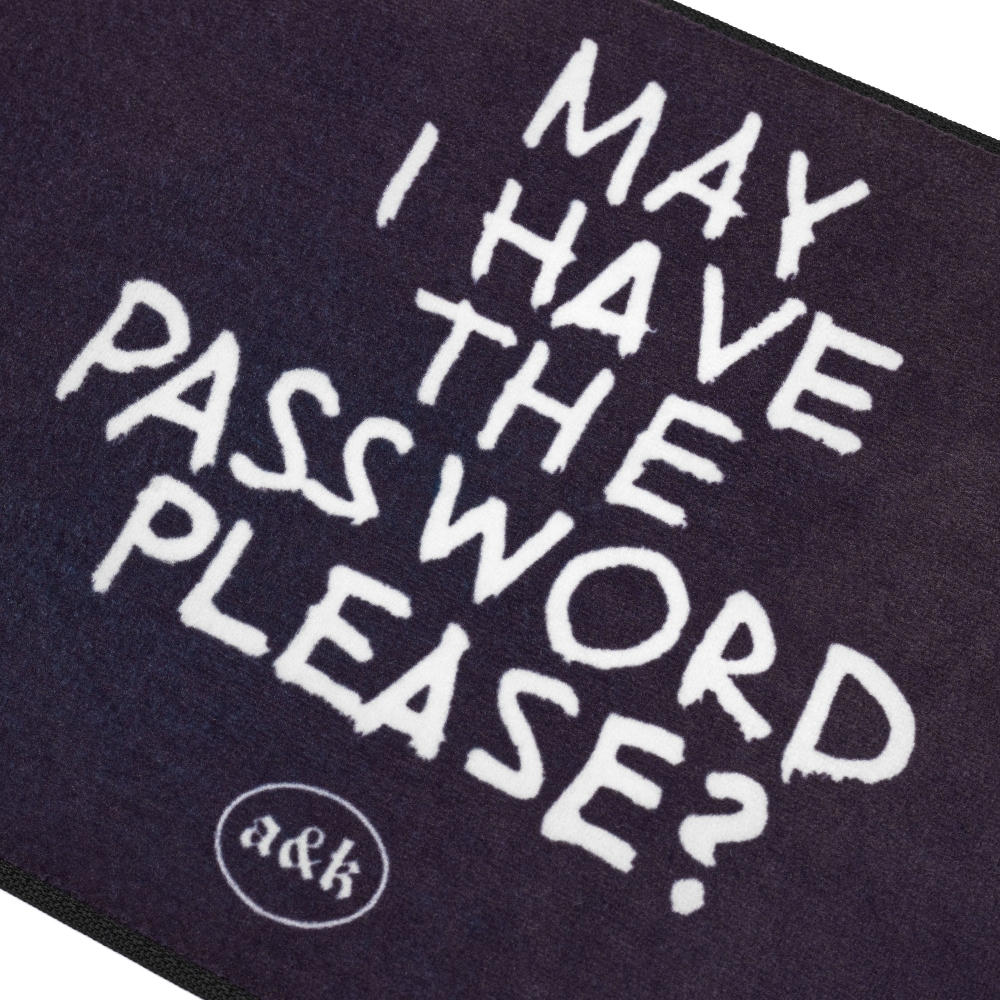 Paillasson "Password Welcome"