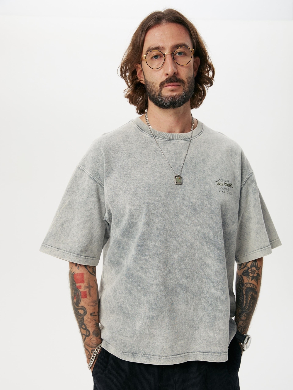 T-shirt Through the Mirror Grey melange - №4