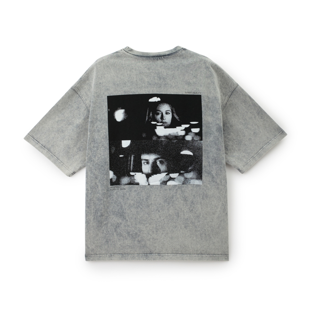 T-shirt Through the mirror Grey melange - №3