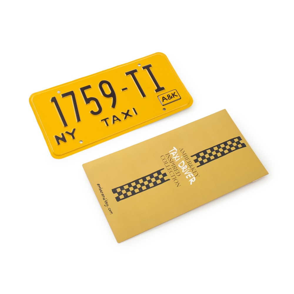 Souvenir License Plate Taxi License Plate - №2