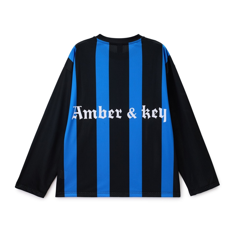 Long sleeve mesh jersey Striped - №3