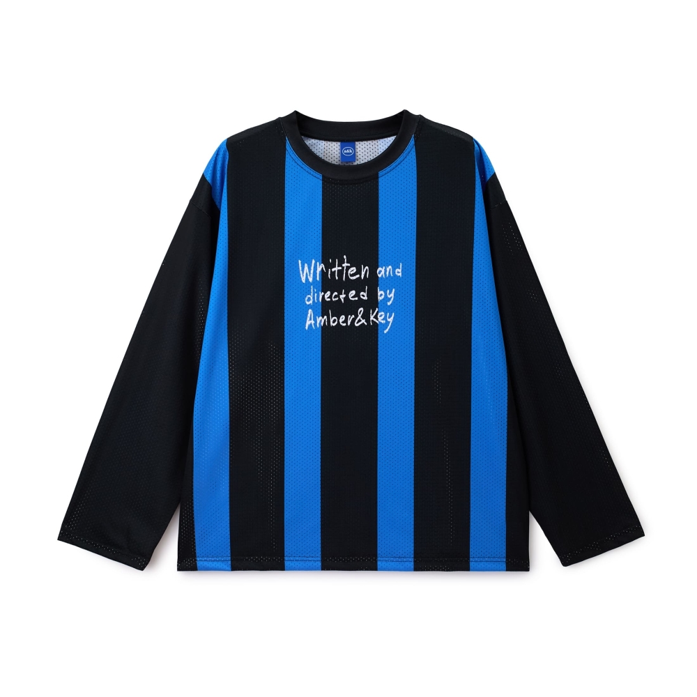 Long sleeve mesh jersey Striped - №1