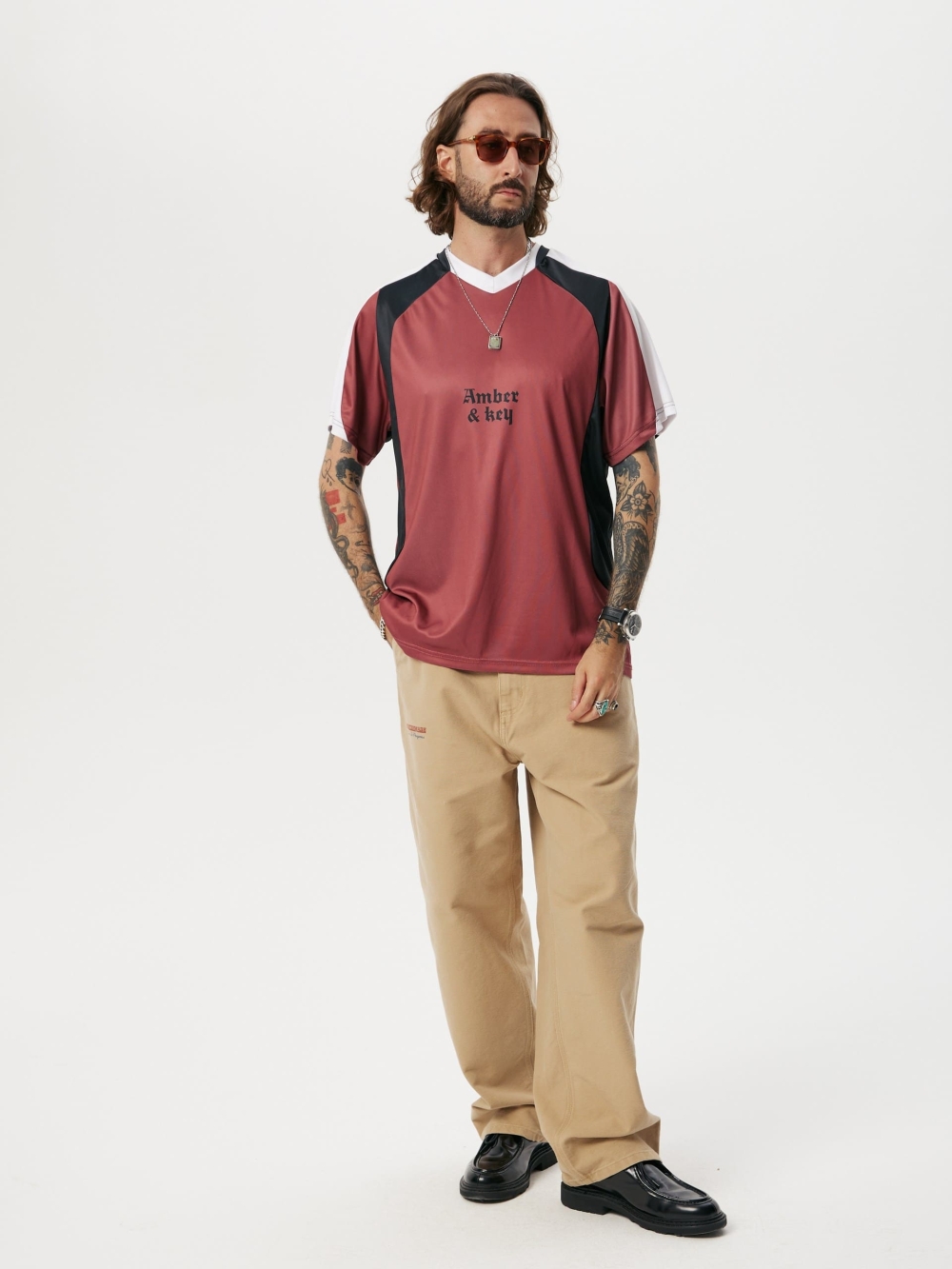 Vintage football jersey Red - №6