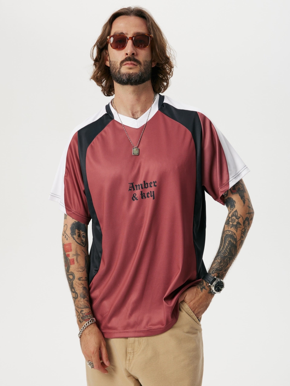 Vintage football jersey Red - №10