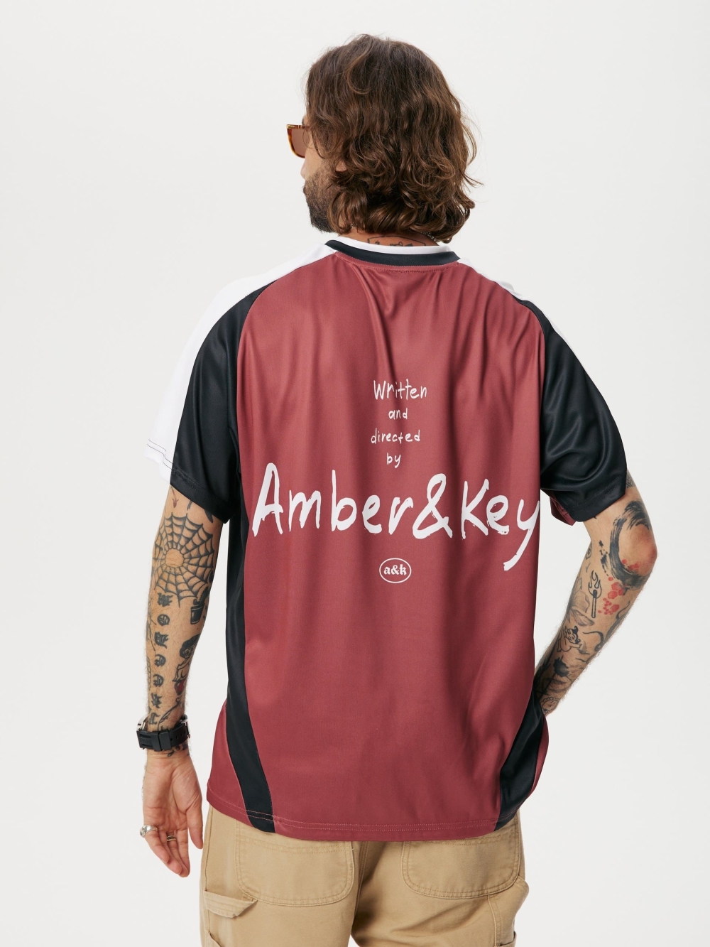 Vintage football jersey Red - №4