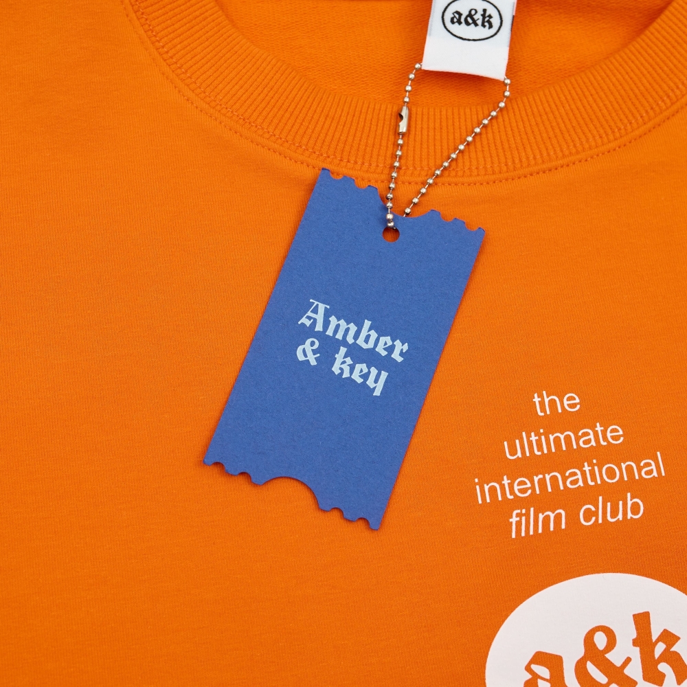Langarmshirt "Film Club Orange"