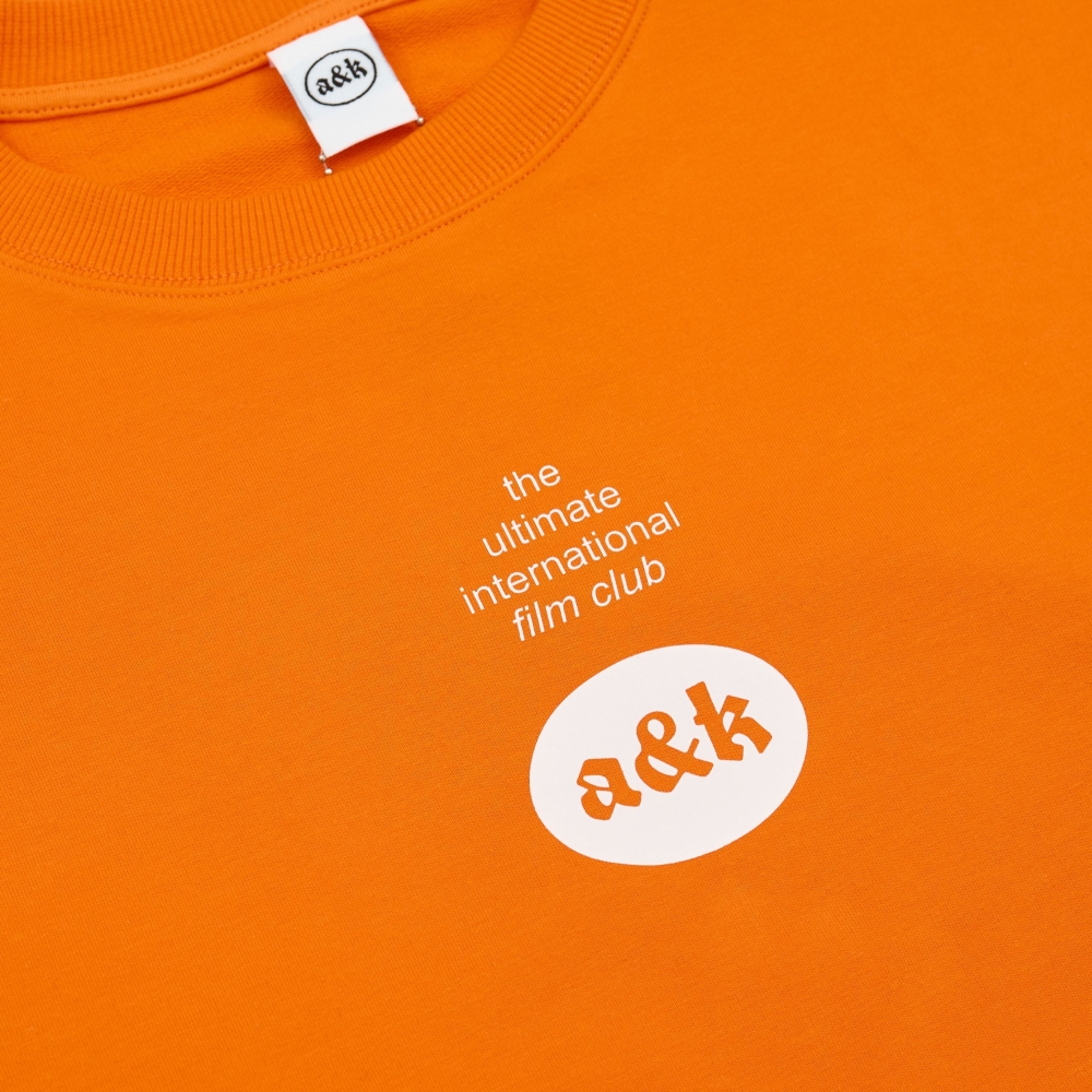 T-shirt à Manches Longues "Film Club Orange"